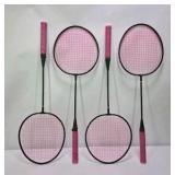 Regent Badminton Volleyball Outdoor Game Set with Rackets and Shuttlecocks