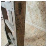 Vintage Wooden Two-Wheel Hand Truck Dolly