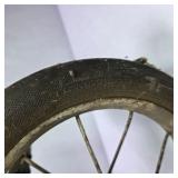 Vintage Child’s Tricycle With Spoked Wheels and Spring Seat