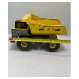 Vintage 99 Hasbro Yellow Mighty Dump Truck Construction Toy