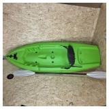 Equinox Green Sit-On-Top Kayak with Paddle