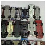 Lot of 27 Die-Cast Toy Cars, Trucks, and Race Vehicles