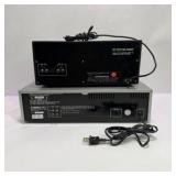 Lot of 2 Vintage Stereo Cassette Decks Sankyo STD-1750 and Yamaha Natural Sound