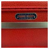 New Old Stock American Tourister Tiara Red Hard Shell Luggage Set With Original Boxes