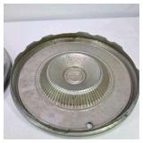 Pair of Vintage Cadillac Wheel Covers Hubcaps Turbine Style