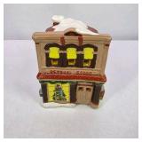 Vintage Lighted Miniature Christmas Village General Store With Box