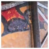 Pair of Vintage Leaded Glass Cabinet Door Panels