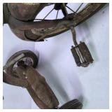 Vintage Child’s Tricycle With Spoked Wheels and Spring Seat