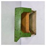 Vintage Happy-Time Tin Litho Barn Toy Building with Green Roof