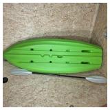 Equinox Green Sit-On-Top Kayak with Paddle