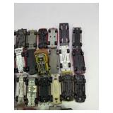 Lot of 27 Die-Cast Toy Cars, Trucks, Vans, and Emergency Vehicles