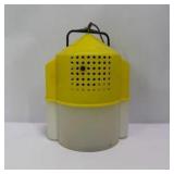 Lot of Vintage Camping Gear Thermos Lantern and Wooden Storage Box