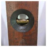 Lot of 5 Vintage Wood Spirit Levels Carpenter Tool Pieces