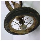 Vintage Child’s Tricycle With Spoked Wheels and Banana Seat