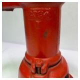 Vintage Red Cast Iron Hand Water Pump No. 364