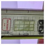 Vintage Tin Litho Freight Terminal Train Station Building