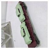 Vintage Marx Electric Train Set Lot with Cars, Track, Bridge, Station, and Accessories