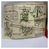 Lot of Vintage Tinkertoy Building Sets with Tubes and Instructions