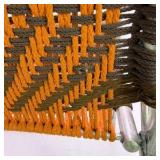Pair of Vintage Folding Lawn Chairs with Woven Webbing