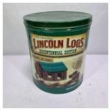Lincoln Logs Bicentennial Edition Toy Building Set with Green Tin