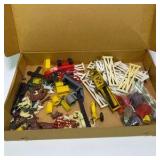 Vintage Marx Modern Farm Set with Barn, Silo, Animals, and Box