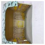 Vintage Tin Litho Springfield Farms Barn Toy Building