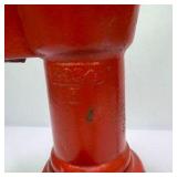 Vintage Red Cast Iron Hand Water Pump No. 364