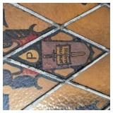 Pair of Vintage Leaded Glass Cabinet Door Panels