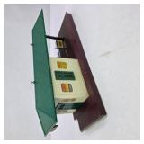 Lionelville Passenger Station Model Train Building with Sunoco Fence