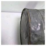 Lot of 3 Behrens Galvanized Metal Utility Buckets Farmhouse Planters