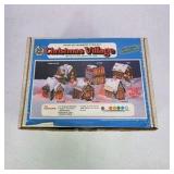 Vintage Lighted Miniature Christmas Village General Store With Box