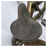 Vintage Child’s Tricycle With Spoked Wheels and Spring Seat