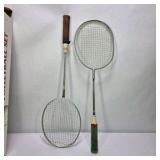Regent Badminton Volleyball Outdoor Game Set with Rackets and Shuttlecocks
