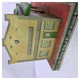 Vintage Tin Litho Freight Terminal Train Station Building