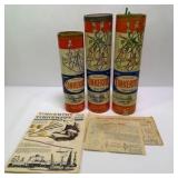Lot of Vintage Tinkertoy Building Sets with Tubes and Instructions