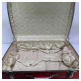 New Old Stock American Tourister Tiara Red Hard Shell Luggage Set With Original Boxes