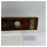 Lot of 5 Vintage Wood Spirit Levels Carpenter Tool Pieces