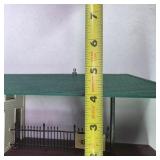 Lionelville Passenger Station Model Train Building with Sunoco Fence