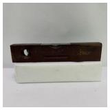 Lot of 5 Vintage Wood Spirit Levels Carpenter Tool Pieces