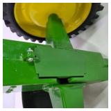Vintage John Deere 20 Narrow Front Pedal Tractor Green Yellow Metal Ride-On
