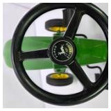 Vintage John Deere 20 Narrow Front Pedal Tractor Green Yellow Metal Ride-On