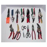 Snips, Scissors & Miscellaneous Hand Tools Lot