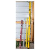 Large Levels & Aluminum Rulers – Set of 4