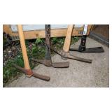 Set of 4 Pick Axes
