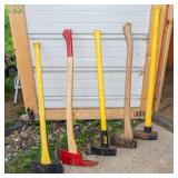 Set of 5 Assorted Axes