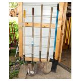 Set of 5 Assorted Shovels