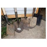 Set of 5 Assorted Shovels