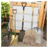 Set of 5 Assorted Shovels