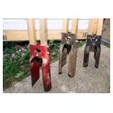 Set of 3 Post Hole Diggers