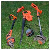 Black+Decker 20V Cordless Outdoor Tool Set with Battery & Charger